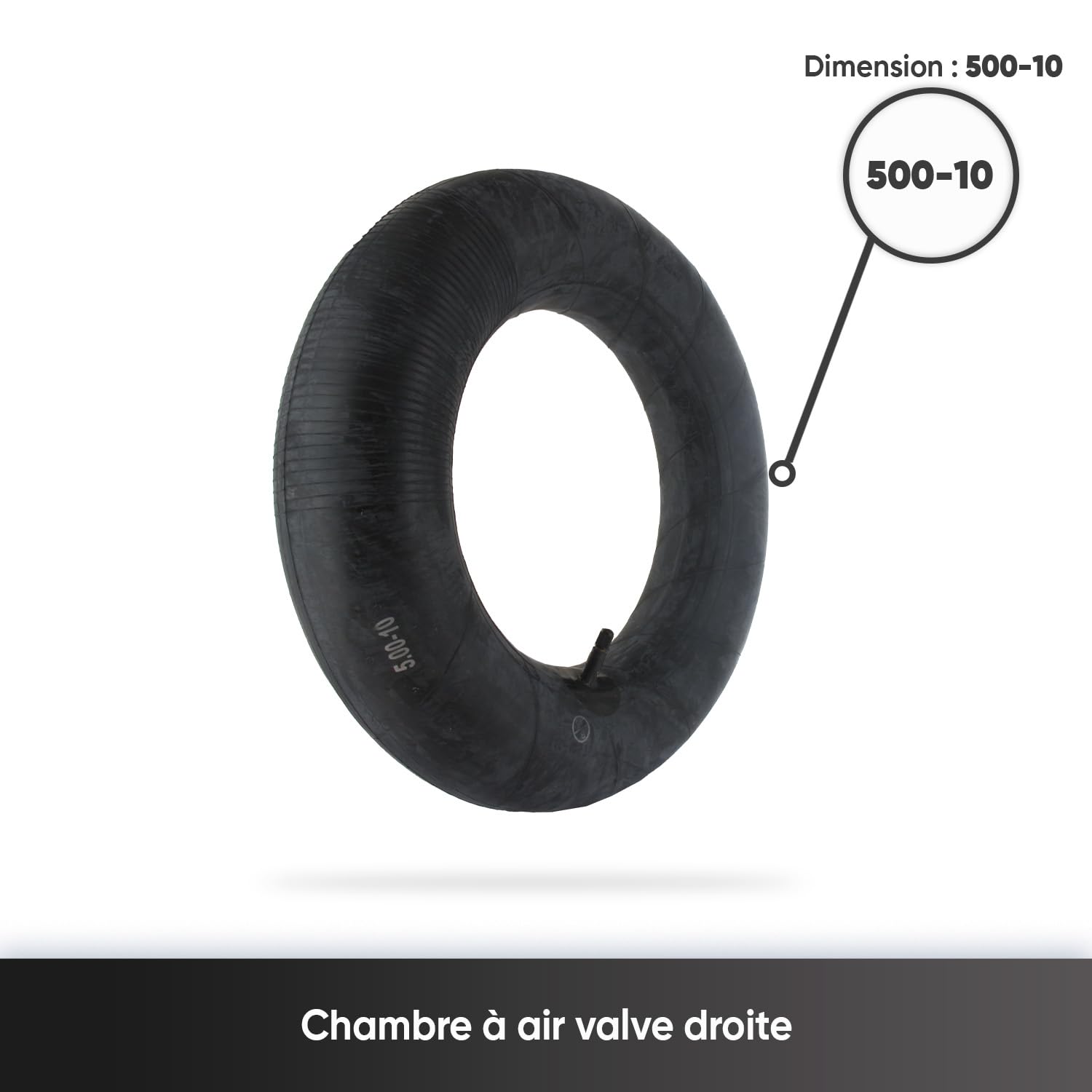 SKANA Cámara de aire válvula recta 500-10 Neumáticos vehículos equipos 0.190m 0.115m 0.060m