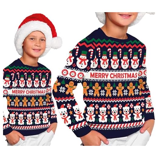 GUIRMA | Jersey de Navidad Snowman Azul (10-12 Años) - Suéter Infantil con Diseño de Muñeco de Nieve - Ideal para Fiestas de Navidad y Año Nuevo - Ropa Festiva para Niño - Azul
