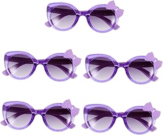 5 Pares De Arco De Tinta Infantil Saia Poodle Óculos De Sol Decorativos Óculos De Sol Polarizados A Granel Óculos De Sol Polarizados Decoração De Porta Externa Adereços Para