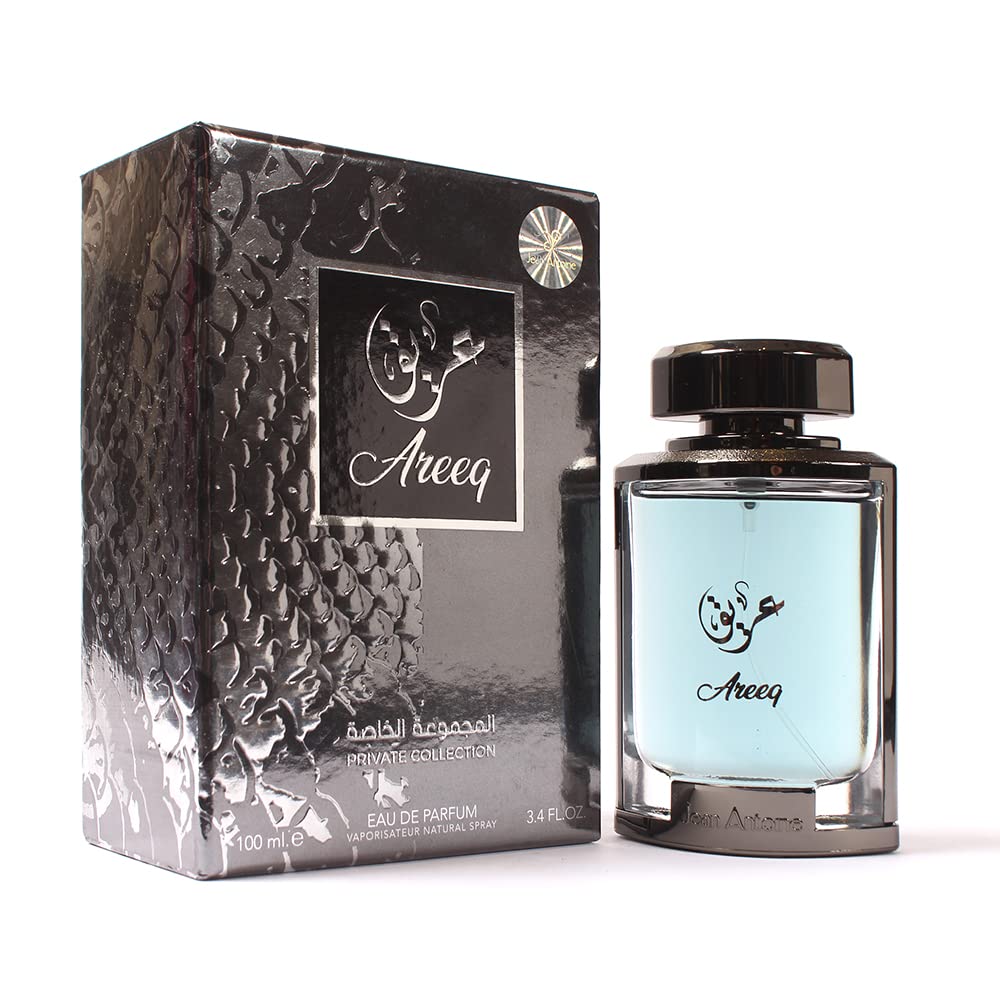††† Upscale Perfume & Oud co. Jean Antoine Areeq Eau De Parfum Spray for Men - 3.4 Fl Oz (100 ml) عطر عريق