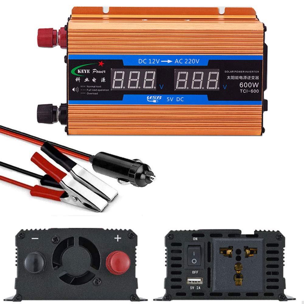 XDDXIAO Sine Wave Inverter for Power Generation System 600W - 2600W DC 12V/24V/48V/60V/72V to AC 110