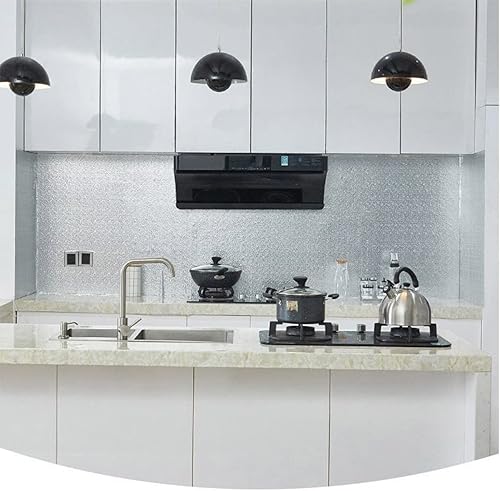 Miniatura 2 de XBLTCM Papel pintado de cocina, papel tapiz autoadhesivo, salpicaduras traseras para cocinas, fácil de limpiar, para muebles de encimera, pared de