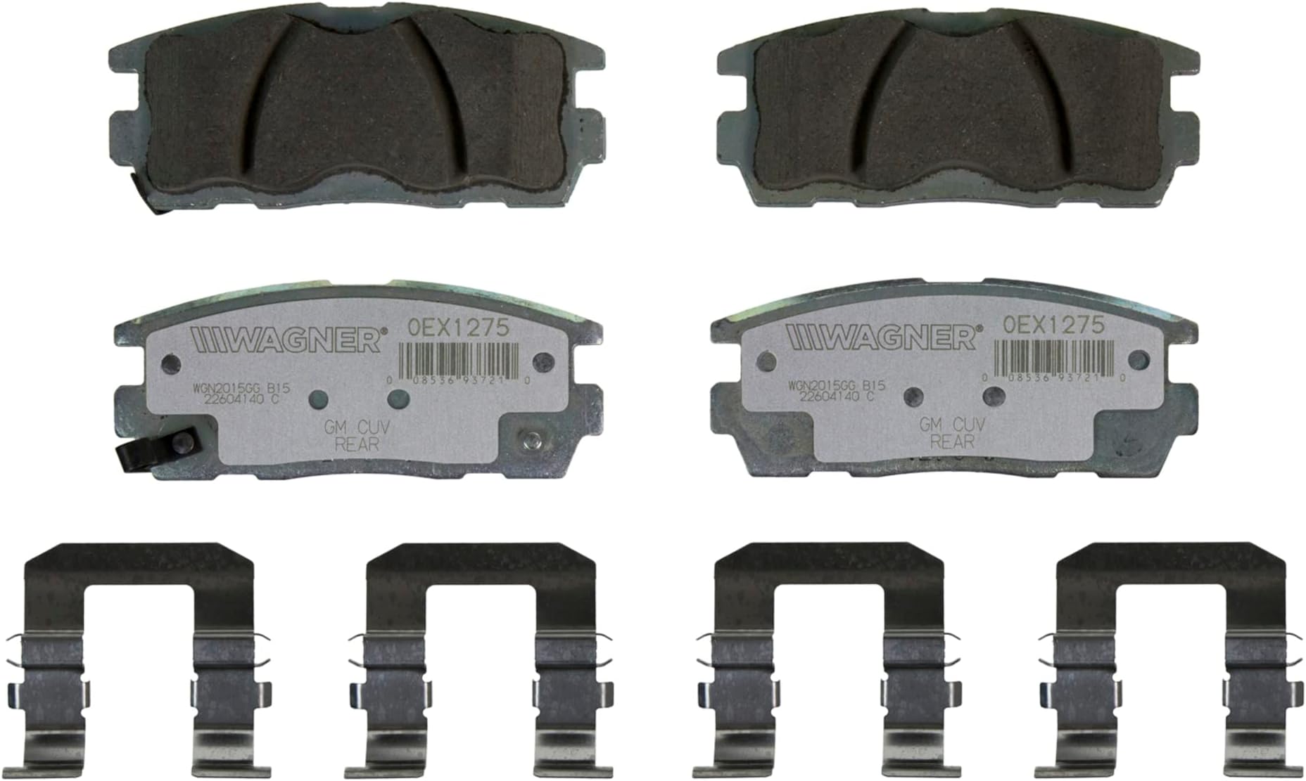 Wagner Brake OEX OEX1754 Disc Brake Pad Set Premium Ceramic