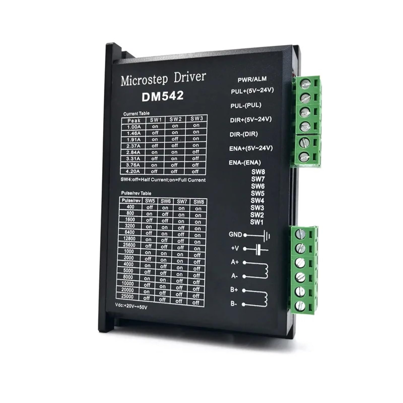 Driver DM542 alimentation 18-48V pour commande de moteur pas à pas biphasé CNC - 5