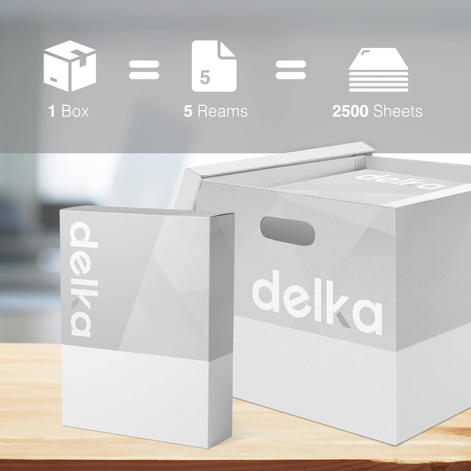 delka Multi-Purpose A4 Printer Paper, 75gsm A4 Paper, 1 Ream, 500 Sheets, White 5 61RiZldrXmL. AC SL1500
