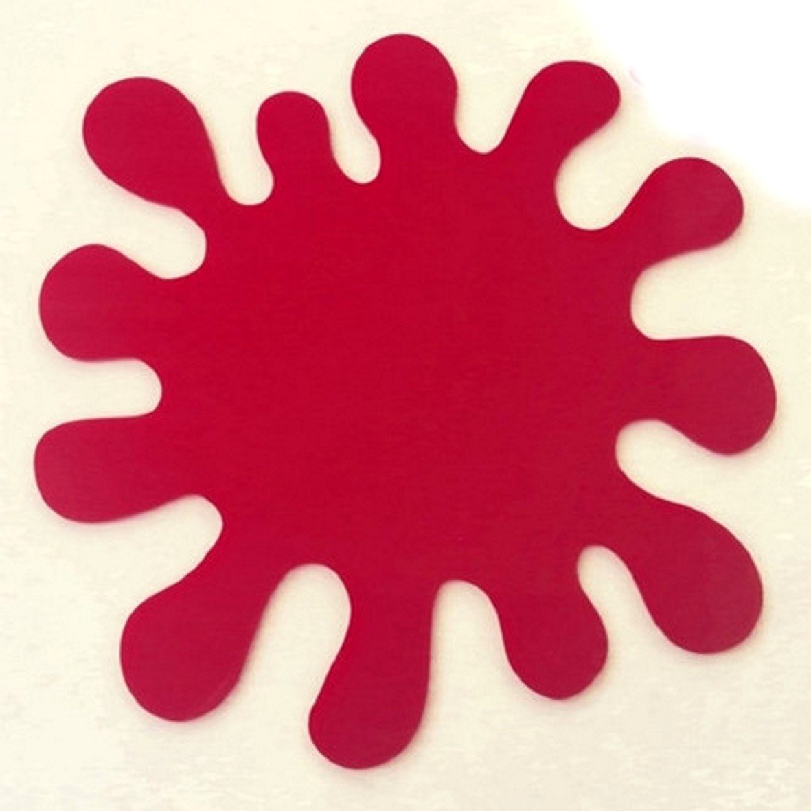 Super Cool Creations 4 Splash Red Acrylic Coasters