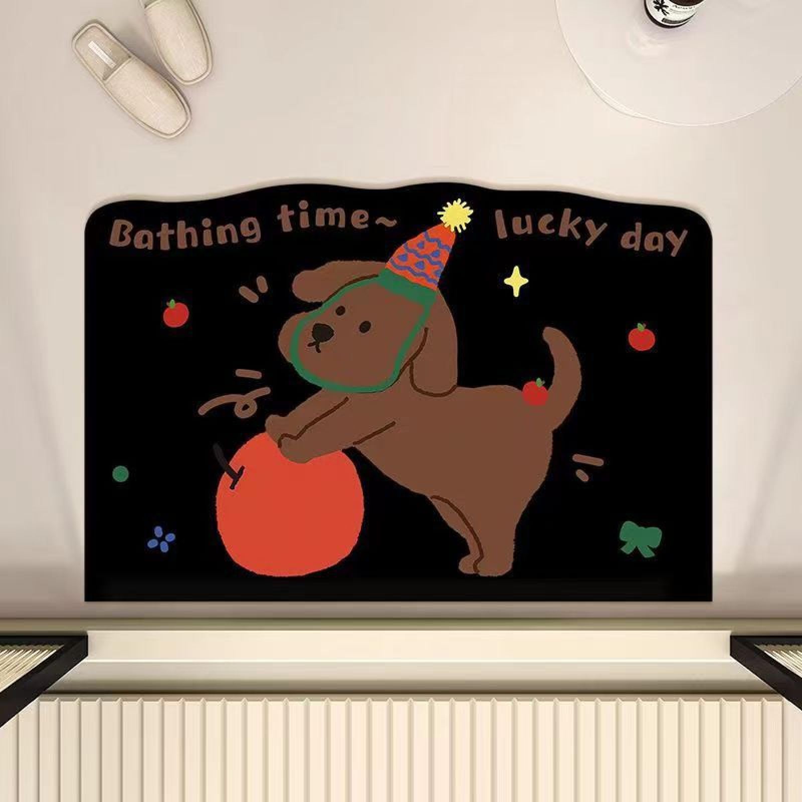 Mata łazienkowa, Mata łazienkowa Black Dog Super Absorbent i antypoślizgowa(40X60CM)