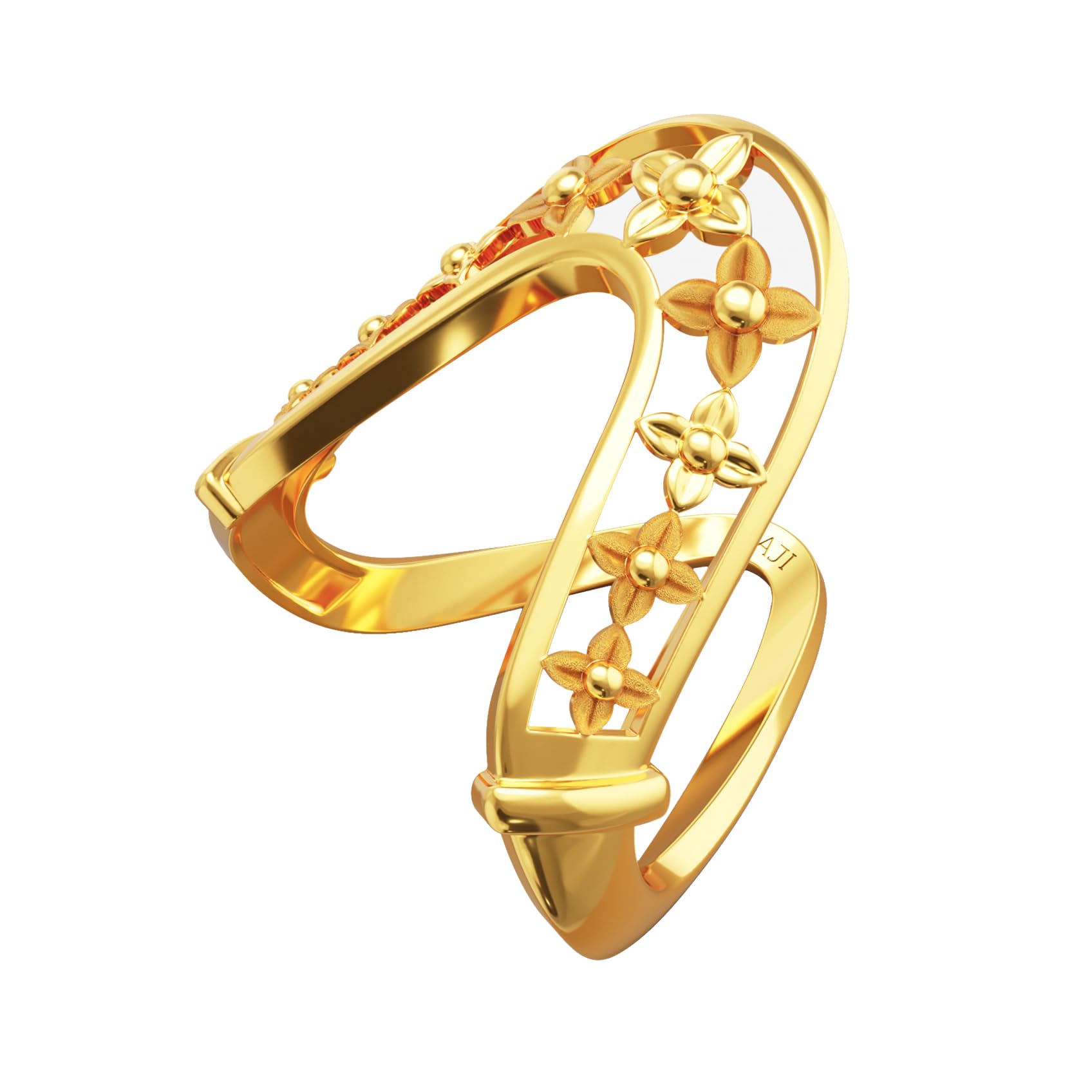 Joyalukkas 22KT 916 Purity Aureate Floral Vanki Ring for Women (B0D11FKL3X) Amazon Price History, Amazon Price Tracker