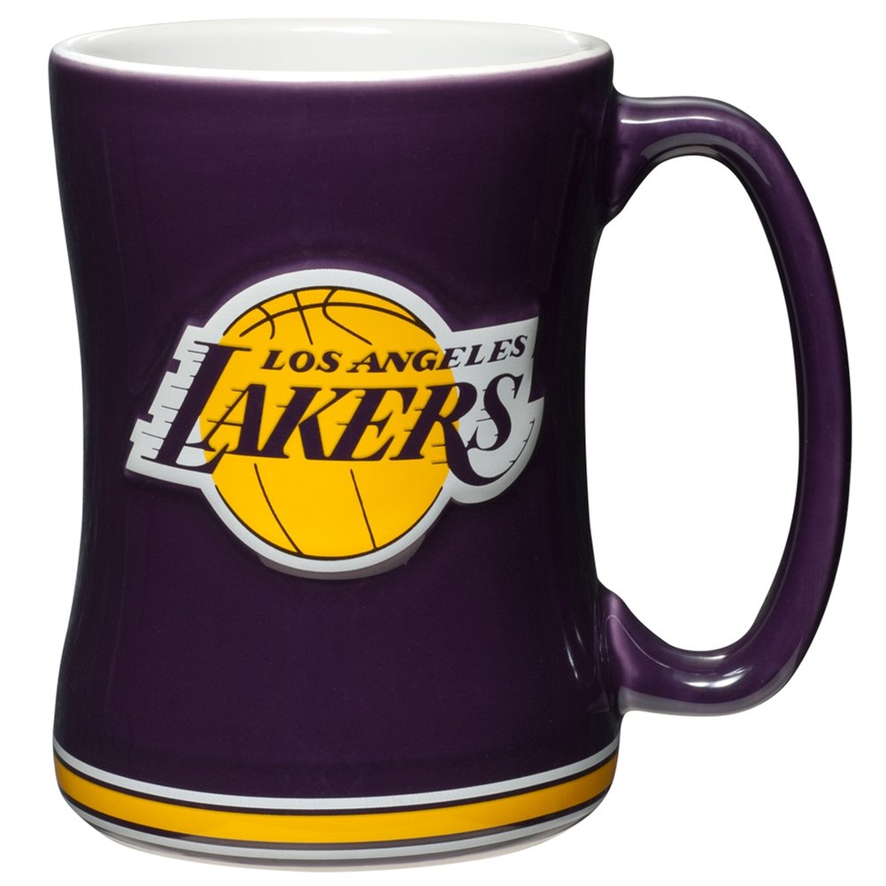 Boelter Brands NBA Los Angeles Lakers 276606 Coffee Mug, Team Color, 14 oz