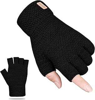 Sponsored You’re seeing this ad based on the product’s relevance to your search query.Learn more about this advertisement SUTIYO Fingerless Gloves Men Women Cashmere Knitted Gloves Warm Without Fingers Fingerless Gloves Winter Gloves Work Driving Cycling Sports