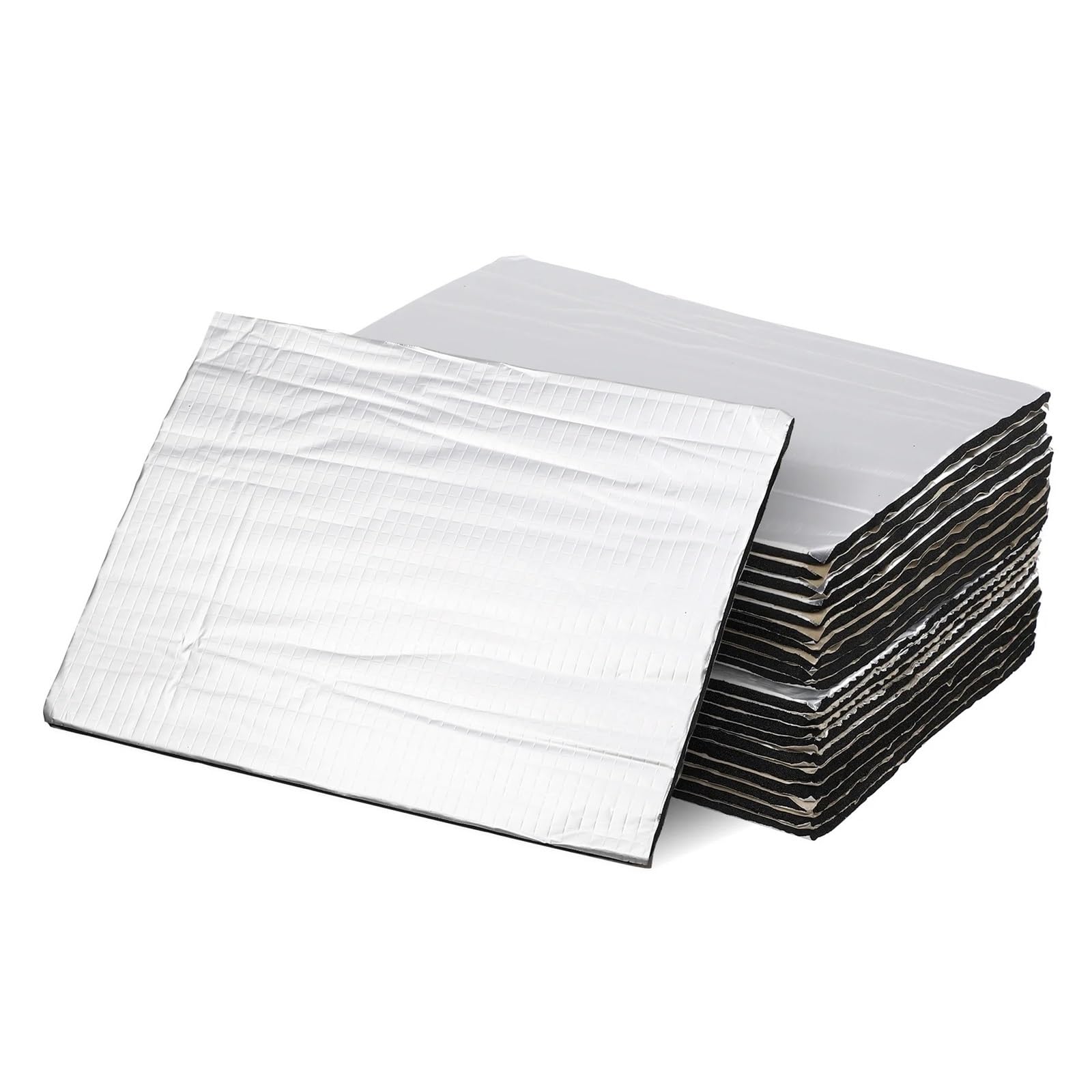 20 Piezas Material Aislante Acústico Para Coches Insonorización Protección Térmica Reducción Ruido Amortiguador Para Puertas Capó Cortafuegos Aislante Térmico Insonorizante