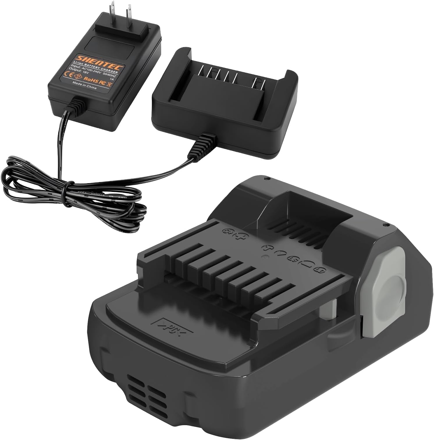 Shentec 3.0Ah 18V Battery Compatible with Hitachi 339782 BSL1830C BSL1815X BSL1815S BSL1830 330139 330557, Lithium-Ion Slide Style Battery (18V Battery Charger Include)