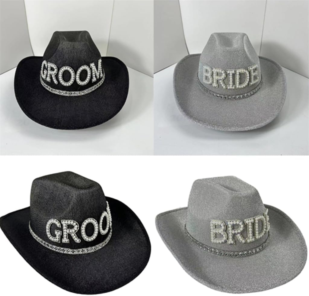 Handmade Glitter Bride Hat Encrusted Rhinestones for Wedding Bride Costume