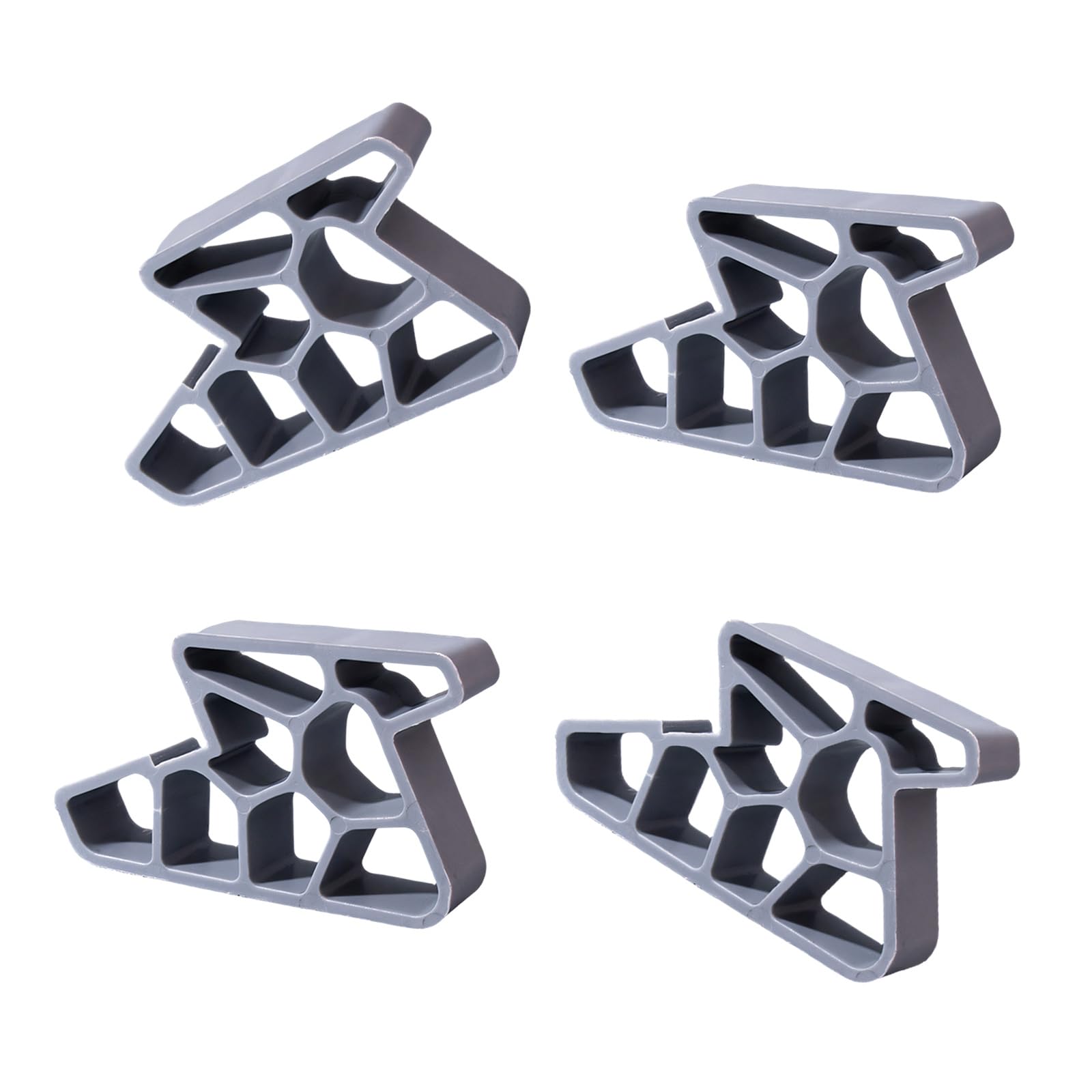 4Pcs Heavy Duty Door Stoppers Antislip Easy Installation Door Wedges 3D Track Stopper Balcony Improvement Porch Obstacle