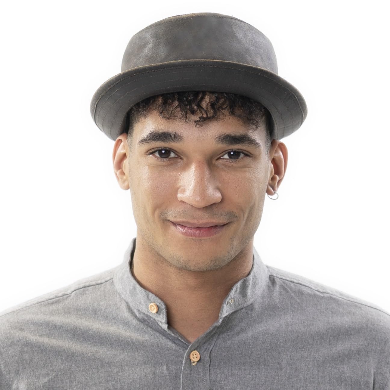 Stetson Cappello Pork Pie Odenton da Donna/Uomo - Porkpie in Cotone - Fedora Impermeabile e con Protezione dal Sole - Estate/Inverno -
