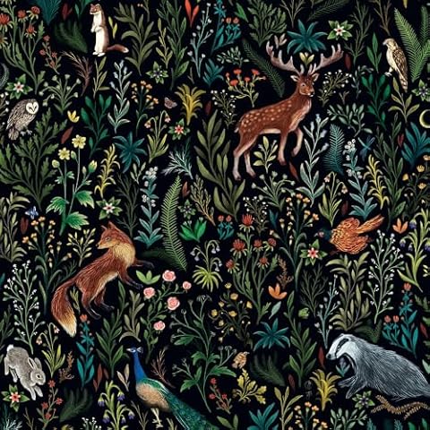 Enchanted Forest Animals Greeting Card Cover