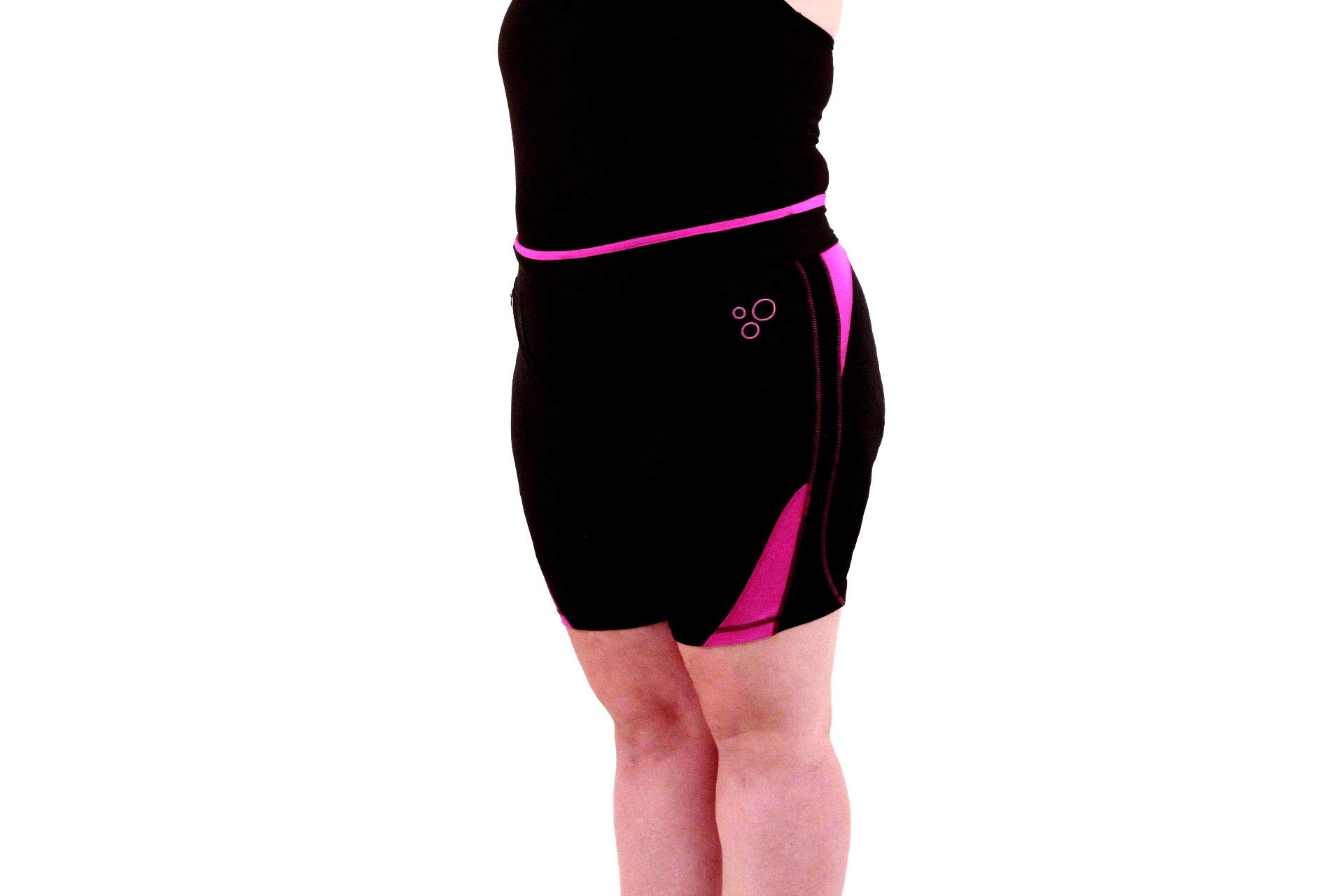 Plus Size Active Athletic Workout Short Powerful Purple 2X