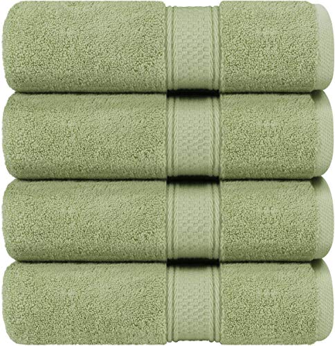 Utopia Towels - Bath Towels Set, Sage Green - Luxurious 700 GSM 100%