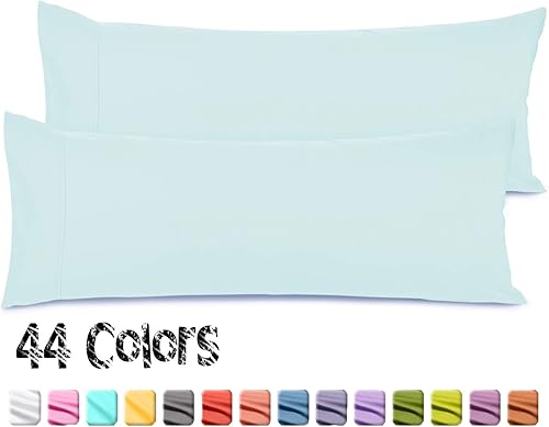 Miniatura 9 de Funda de almohada de microfibra cepillada doble y calidad superior Nestl Bedding, hipoalergénica, de 20 x 54 pulgadas, fundas de almohada