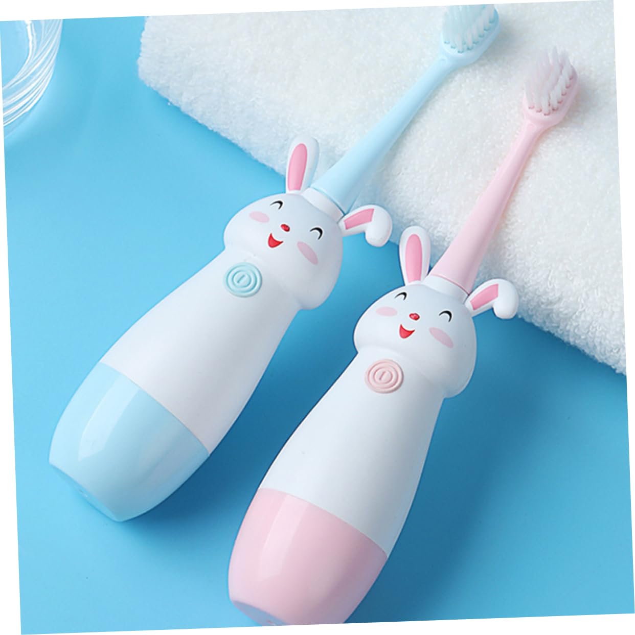 3 Set Di Spazzolini Elettrici Per Morbidi E Carini A Forma Di Spazzolino Elettrico Per Spazzolino Elettrico Ricaricabile Spazzolino Elettronico Con Setole Rosa Abs