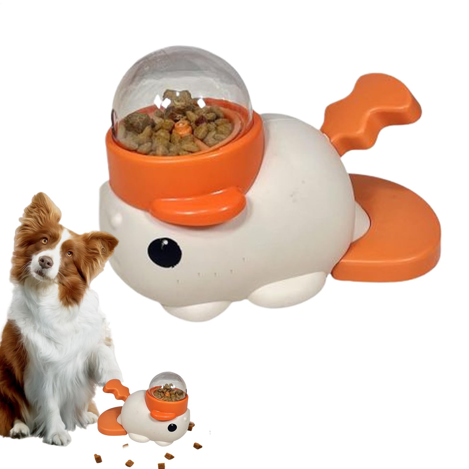 Duck Shape Treat Dispenser,Pet Interactive Toys,Fun Interactive Dog Food Dispensing Toy,Cat Puzzle Toy,Slow Feeder For Chewing Training Enrichment Small Medium Puppy Cat Boredom,Pet Food Dispenser