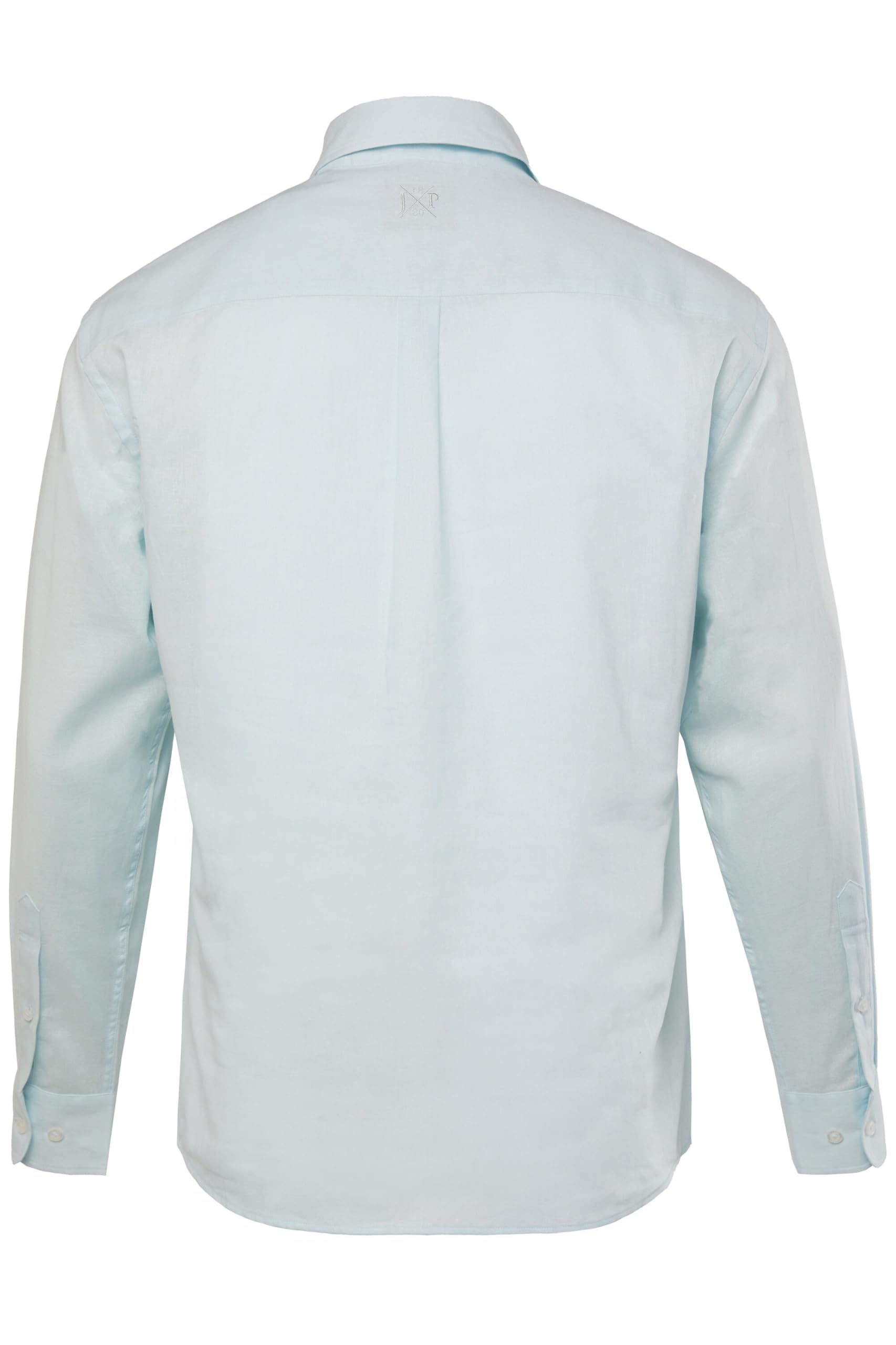 JP 1880 Camicia Jp1880 dalla vestibilità Moderna in Misto Lino con Maniche Lunghe E Colletto Button-Down, Fino alla Tg. 8XL Camicia Uomo