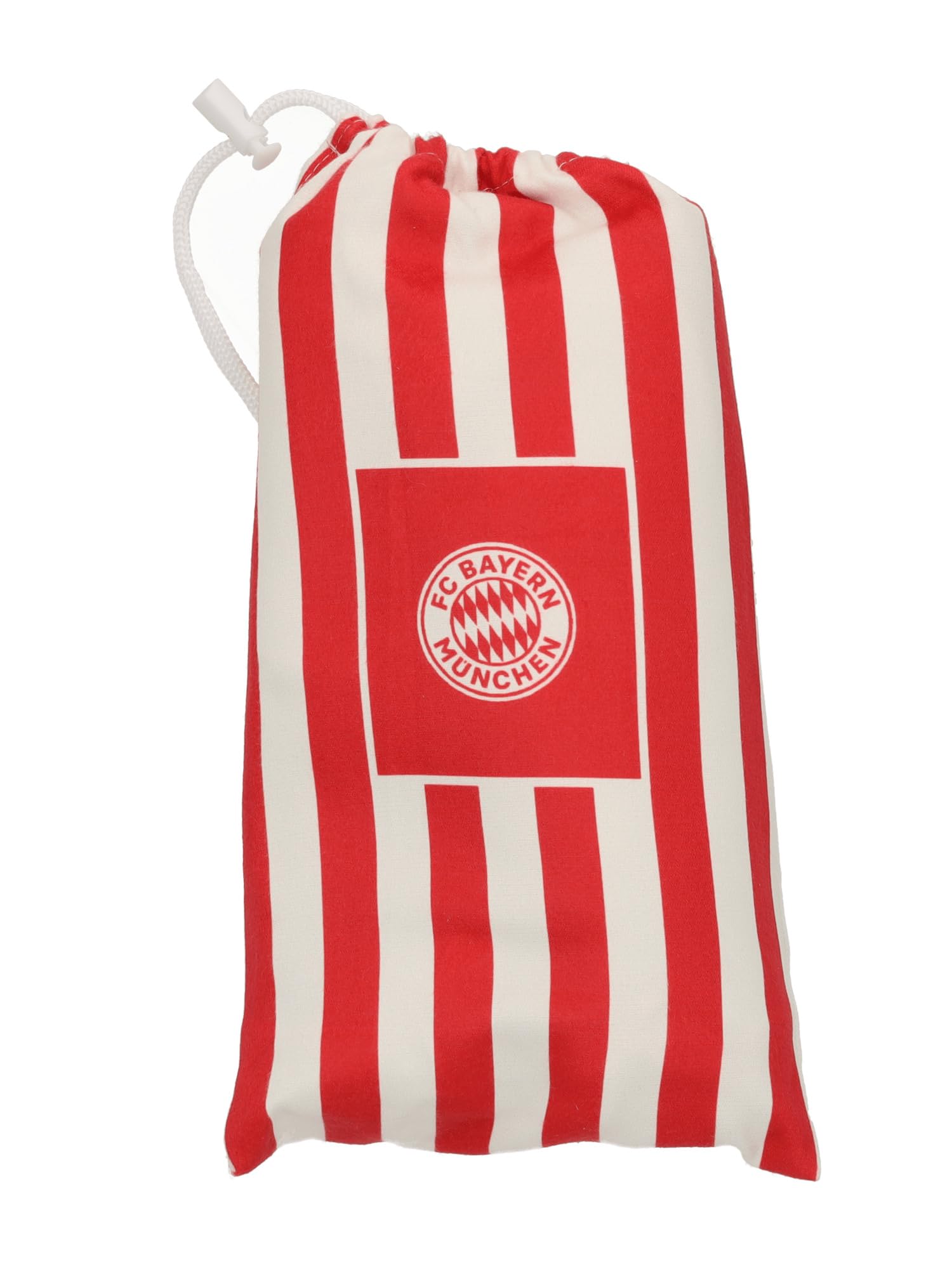 FC Bayern München Strandtuch I Badetuch I Travel/Sporthandtuch Microfaser I Rot-Weiß gestreift