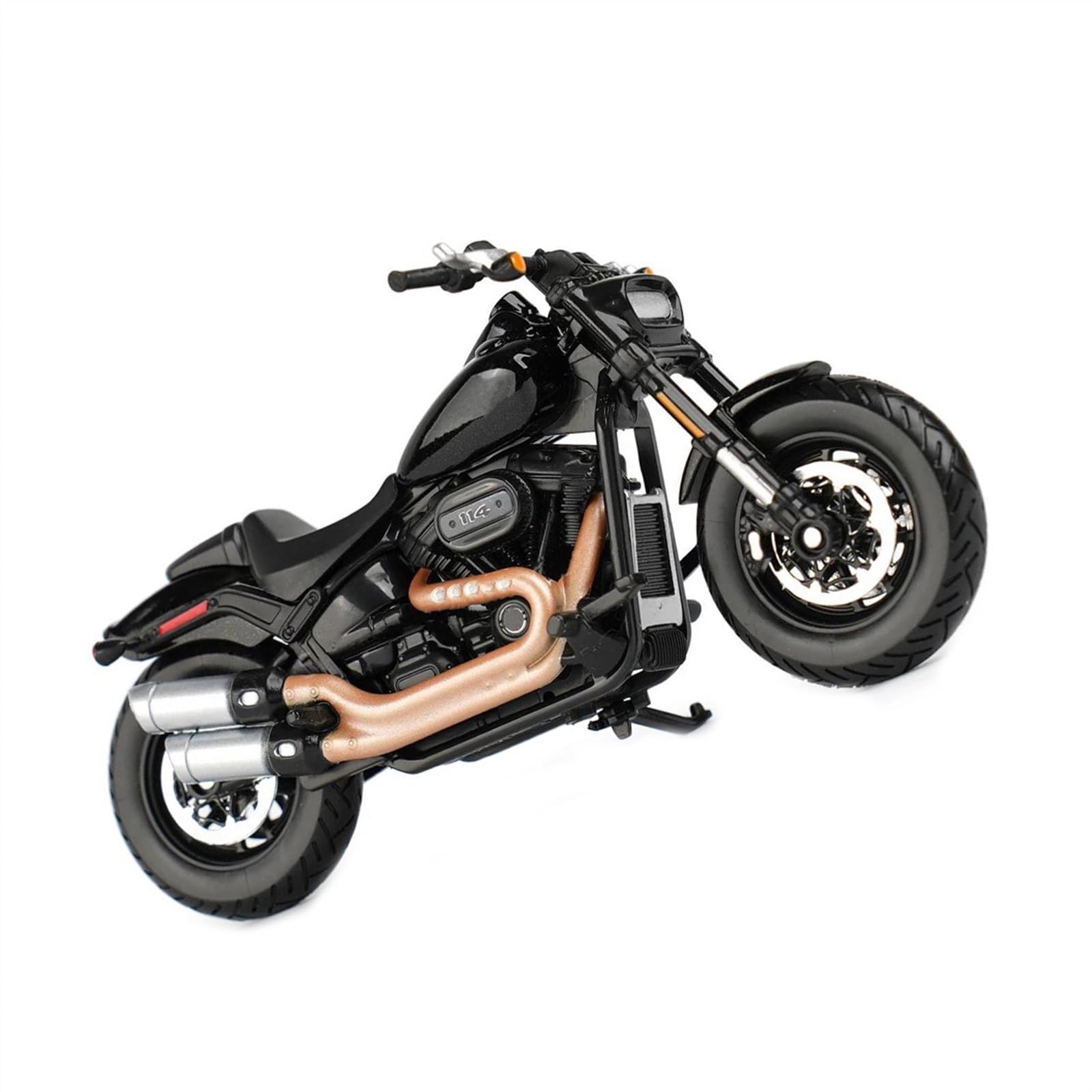 Modello 1/18 Per Harley Per Davidson 2022 Fat Bob 114 Modello Di Moto Giocattoli Die Cast Veicoli Da Collezione