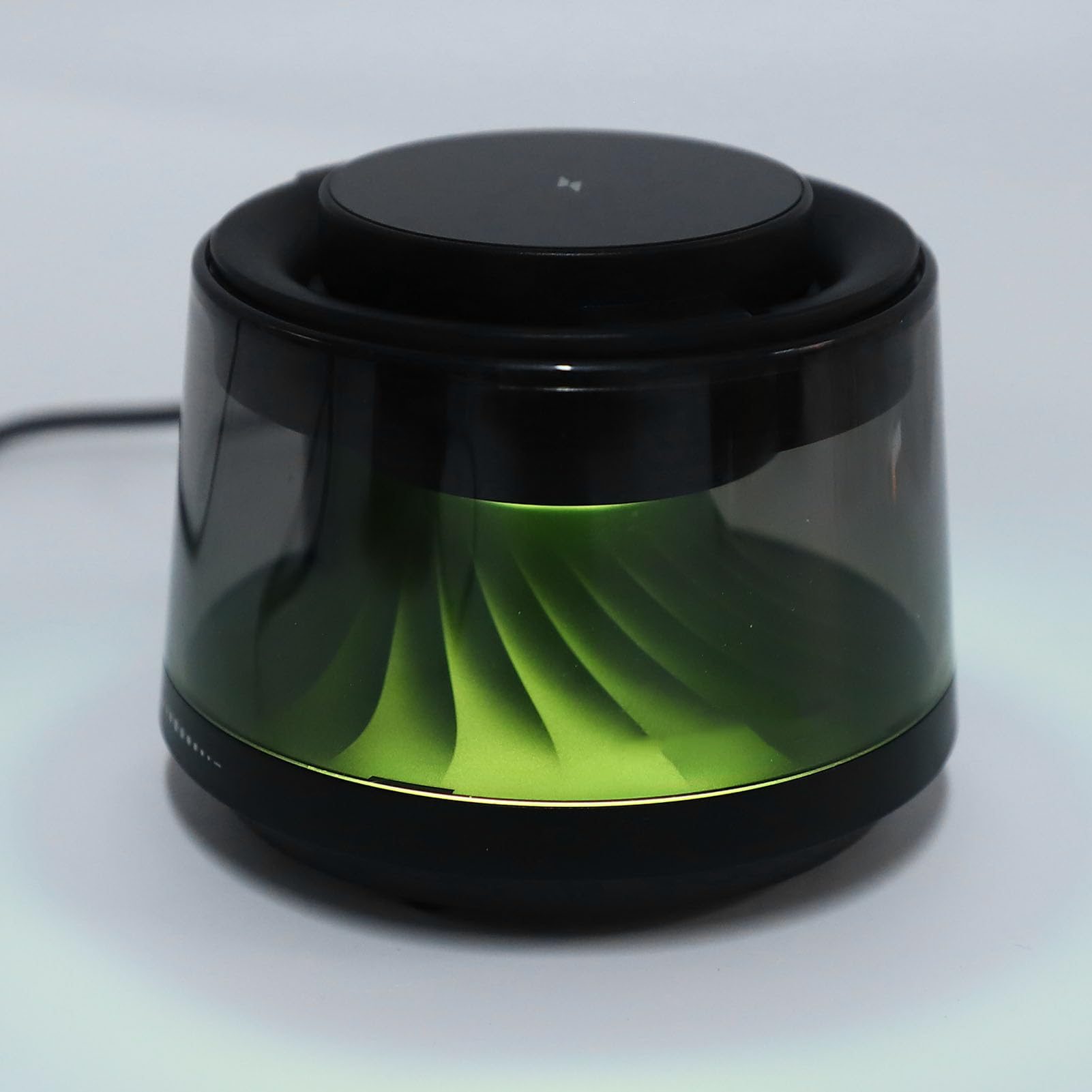 Station de Charge sans Fil 15W avec Lampe de Nuit, Haut-Parleur, Charge Rapide pour la Montre D'écouteurs, Support Magnétique Pliable