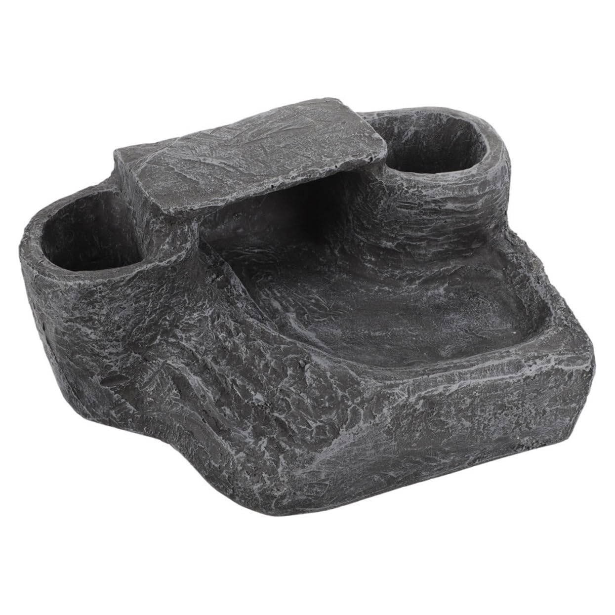 CORHAD Heated Turtle Basking Platform Large Reptile Rock Turtle Tank Decor Extra Large Terrace Slope