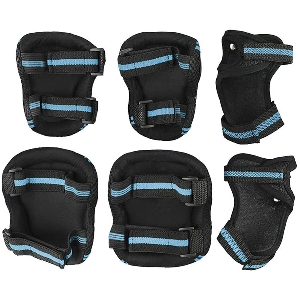 Garosa 7 en 1 genouillères protège-poignets casque 7 pièces adultes