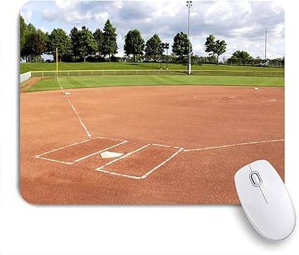 Amazon Kapanou マウスパッド 野球場ハードボールマッチソフトボールボールパークスポーツゲームスタジアムグラウンドボールパーク おしゃれ 耐久性が良い 滑り止めゴム底 ゲーミングなど適用 マウス 用ノートブックコンピュータマウスマット Kapanou マウスパッド
