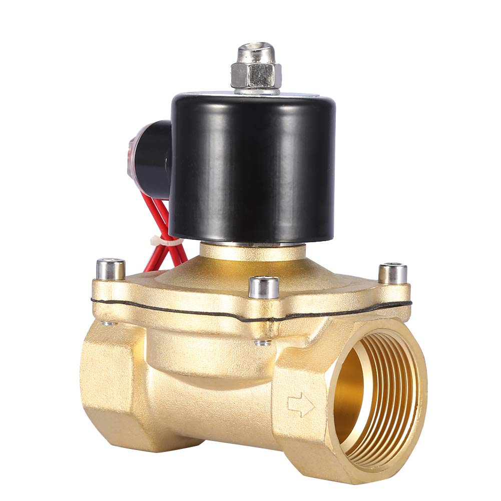 Electroválvula Electromagnética de Latón con Estructura Compacta para Sistemas Neumáticos - AC 220V 1-1/4" para Uso Industrial