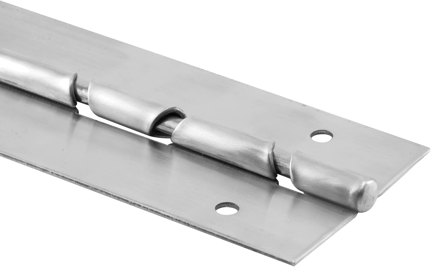Prime-Line 658-9402R Piano Hinge, 3in x 54-1/2 In., Stainless Steel, LH/IN-RH/OUT, Spring-Loaded (Single Pack)