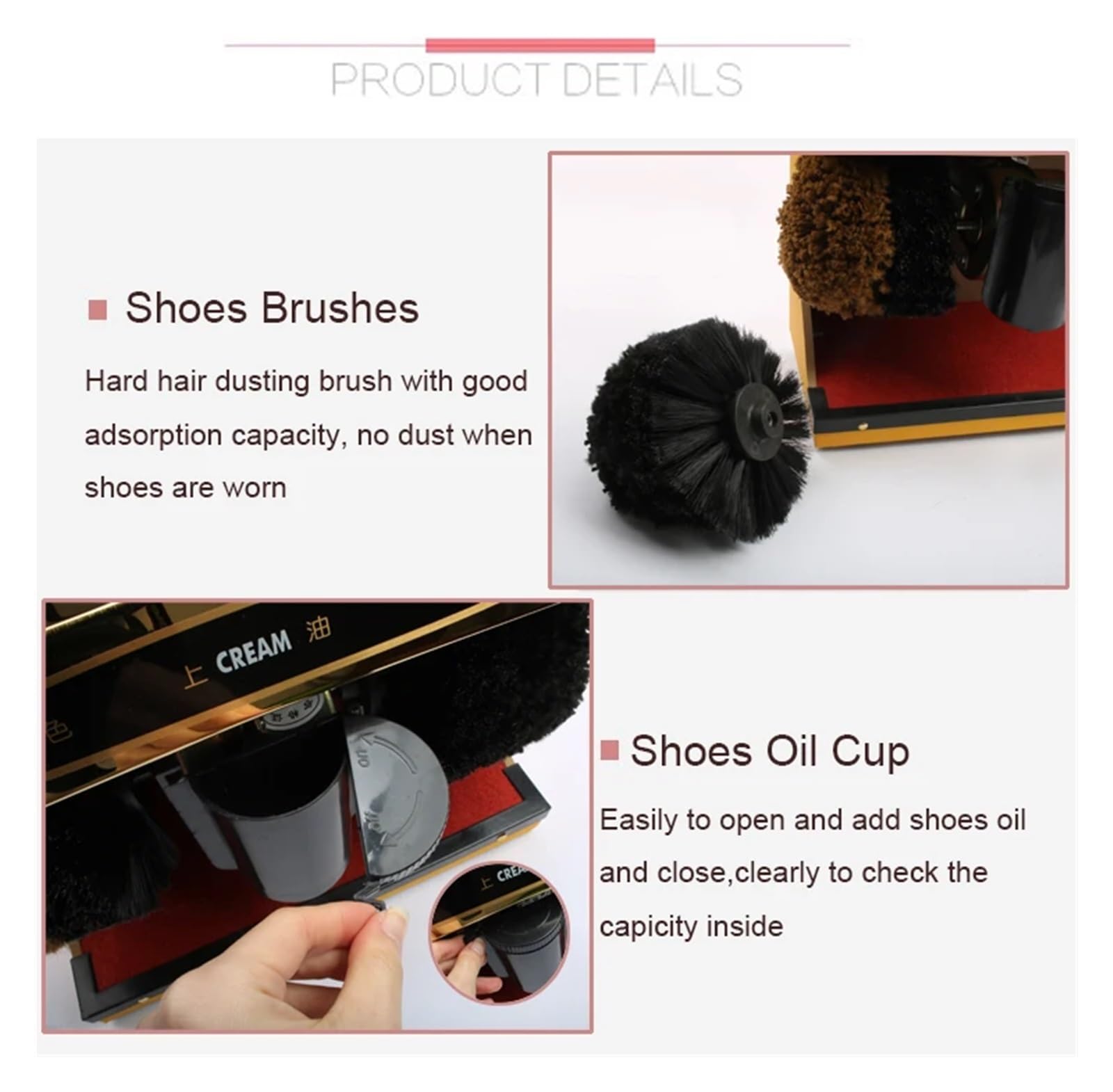 Limpiador de zapatos eléctrico, cepillo pulidor de zapatos for el cuidado de la suela, pulido automático, máquina de limpieza con brillo de cuero,Herramientas mecánicas(Hard brush Silver)