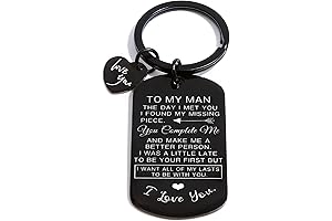 Personalized Keychain for Men: A Unique Reminder of Your Love