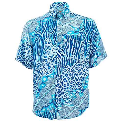 Chemise Jungle Ménagerie manches courtes pour un look d'été original