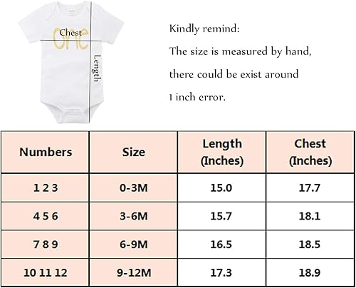 Miniatura 7 de kavkas Conjunto de body de una pieza para bebébebéniño pequeño, 12 unidades, juego de regalo para recién nacidos, 0-12 meses, 0-12 meses