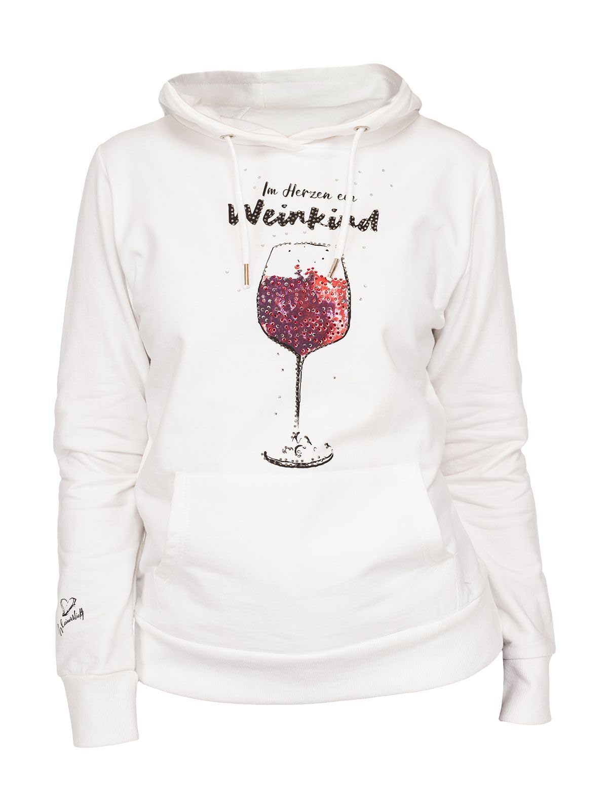 Hangowear Felpa con cappuccio per bambini, colore: bianco, bianco, S