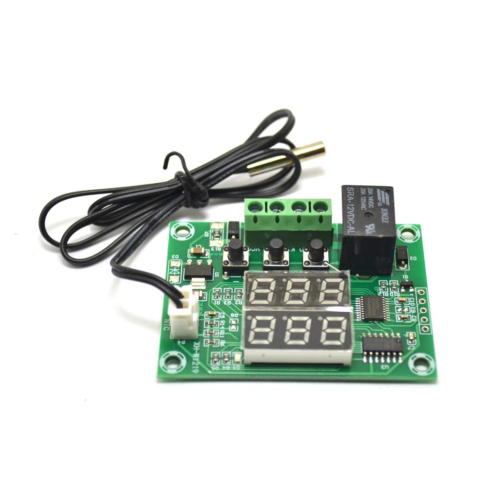 Thermostat numérique double affichage avec commutateur de commande 0.1 précision - 7