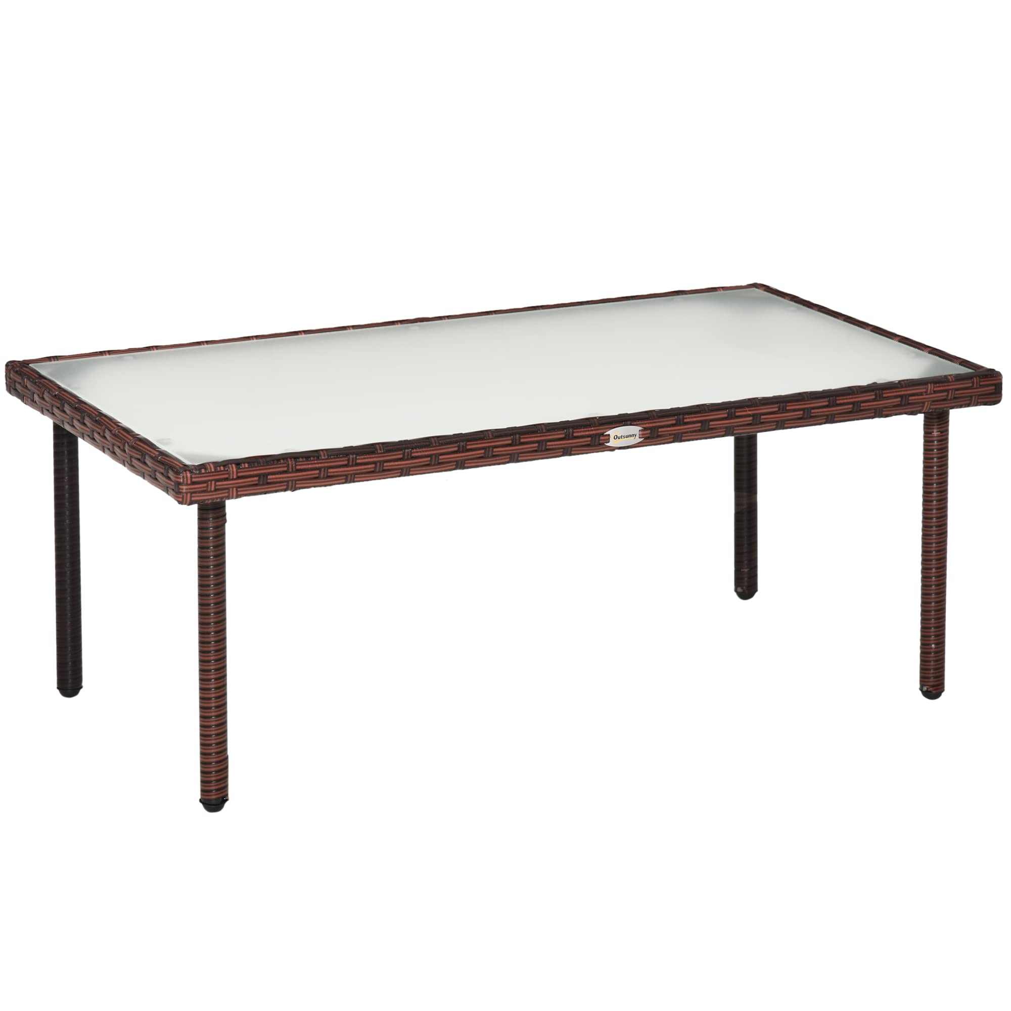 Tuin bijzettafel MESSINA 60 cm 35 cm Wit