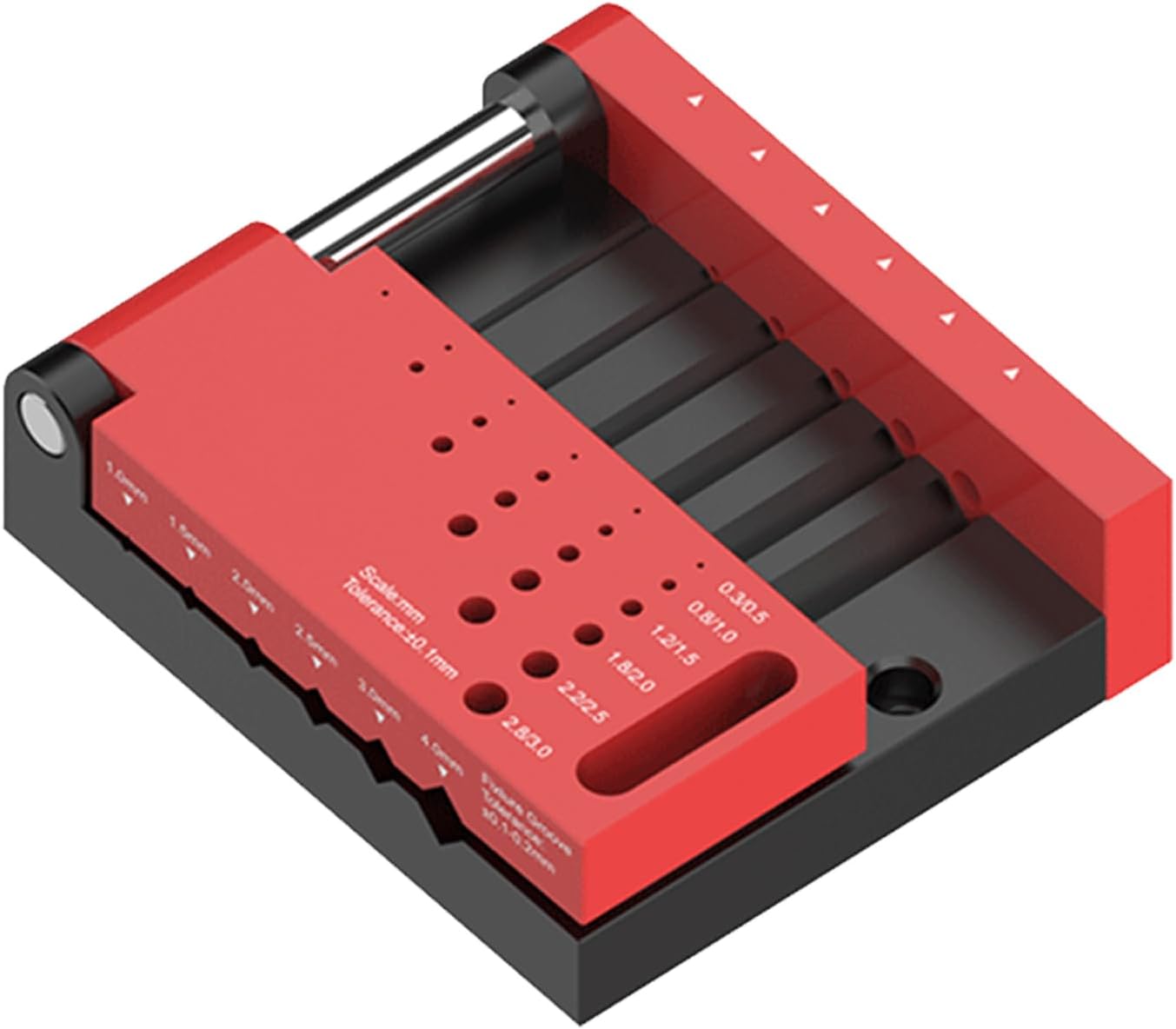 携帯用ドリルガイド - 木工用ドリリングジグロケーター - モデル穴位置決め器 | キャビネット木工用位置決めモデル引き出し作業台木