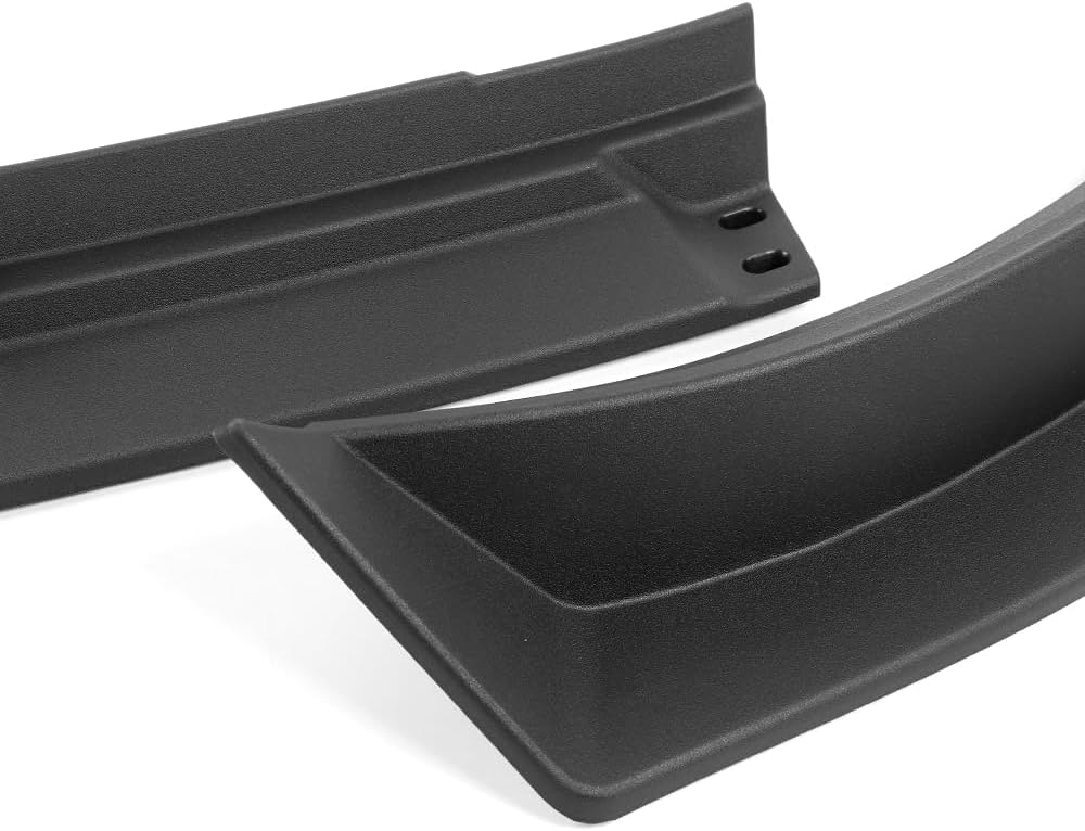 Matte Black ABS Front Bumper Lip Body kit, Compatible with 2013-2018 Ram 1500/2019-2024 Ram 1500 Classic, STP-Style Splitter Trim Protection Spoiler, 6PCS
