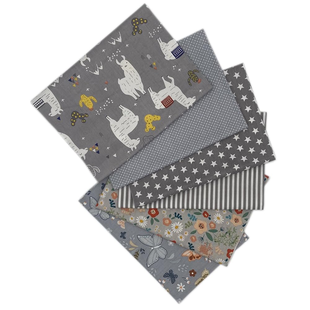 Tessuto Di Cotone Al Metro 6 Pezzi 50x50cm - Stampati Per Patchwork E Cucito Creativo - Foto 5