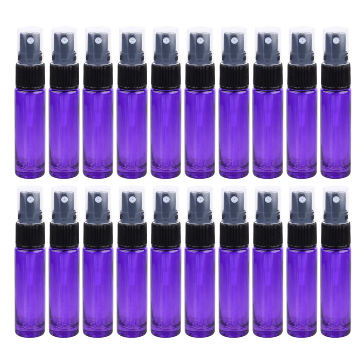 20 Stück 10ml Violette Glas Sprühflasche für Parfüm und Öle