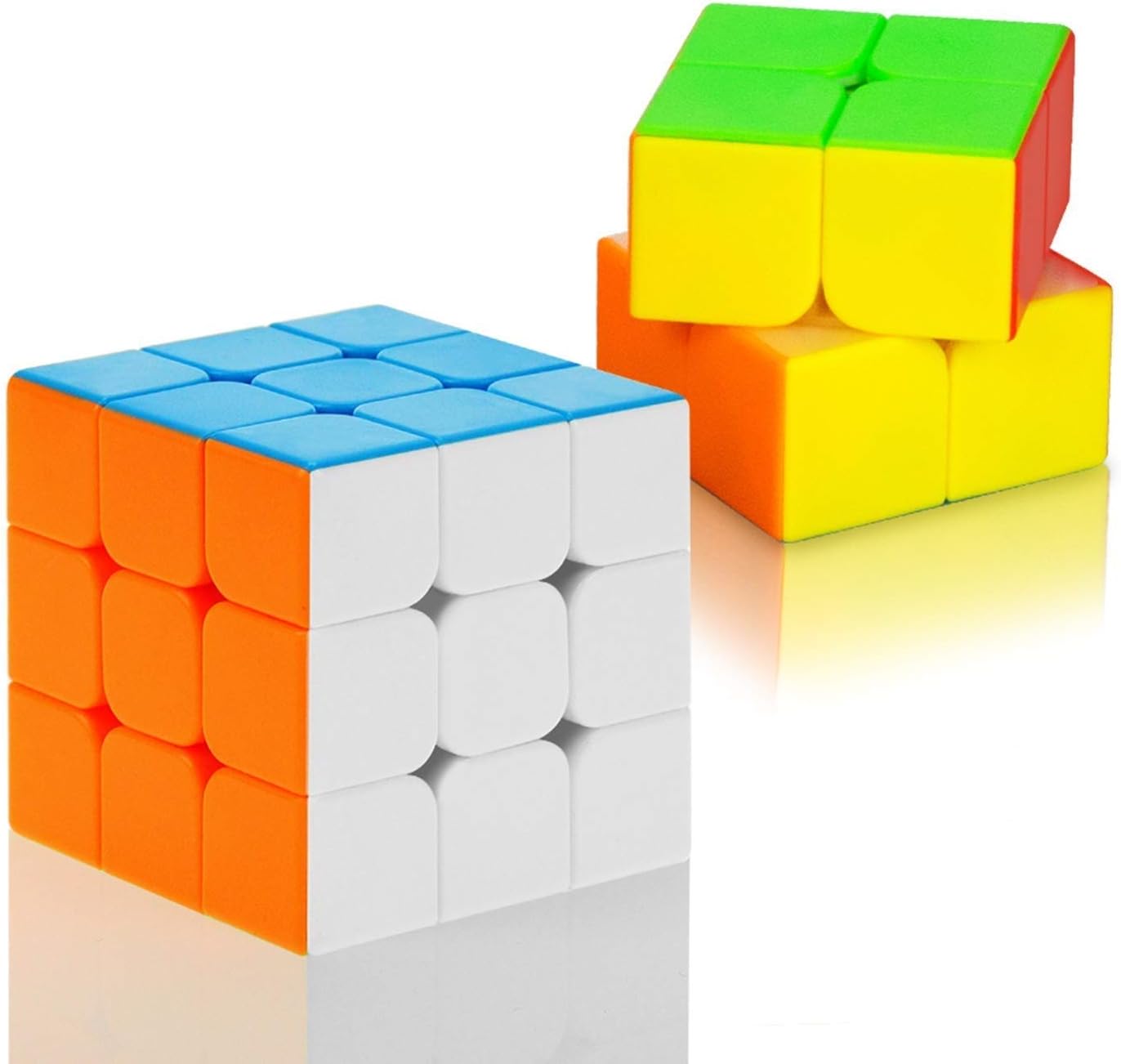 - Cube Combo Set Of 2X2 3X3 High Speed Stickerless Puzzle Cube Game Toy, Kid