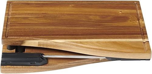 Miniatura 4 de Anchor Hocking SwingBoard - Tabla de cortar de madera de acacia, juego de 6 piezas, estación de preparación de comidas