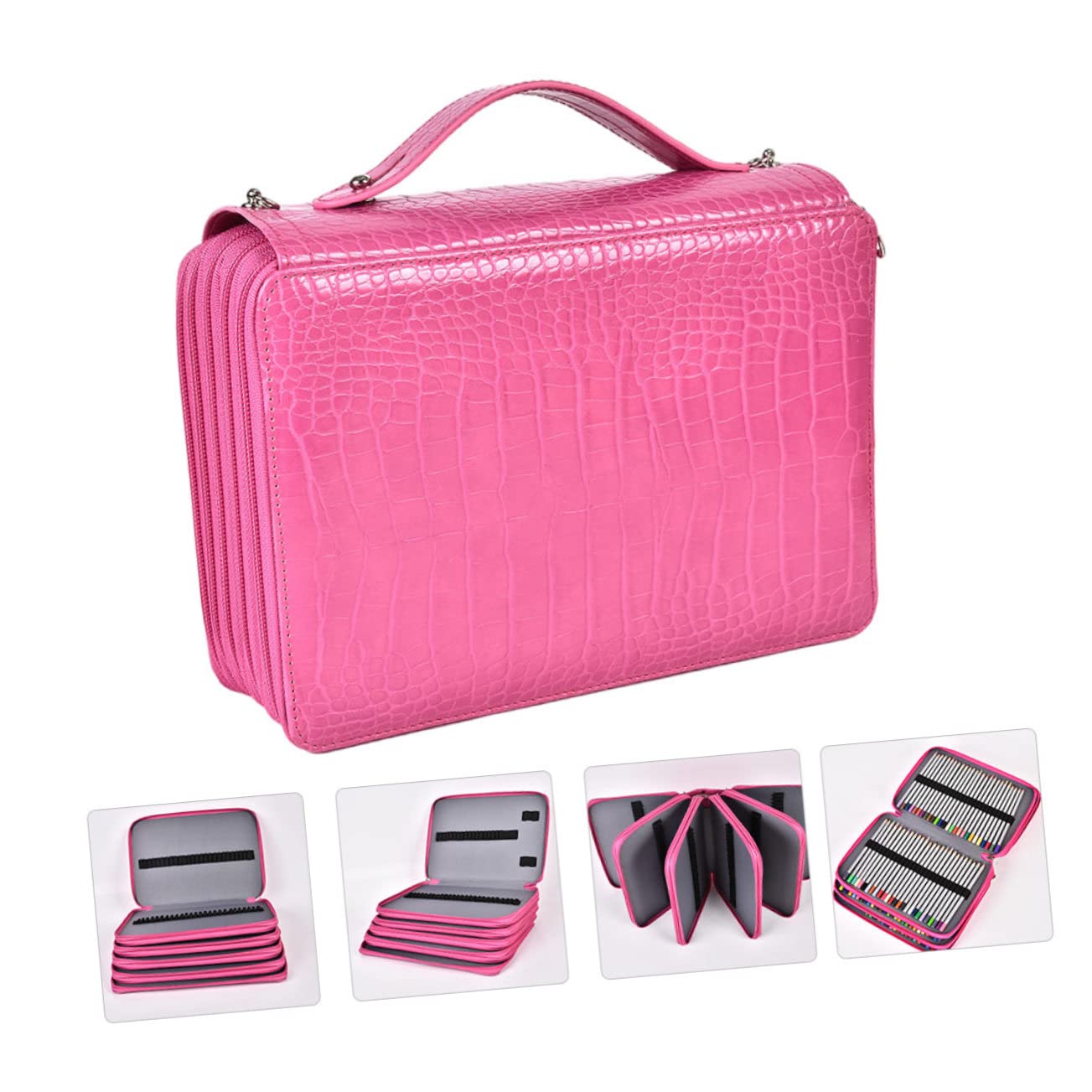 Astuccio Portatile Pu 252 Scomparti per Matite e Scuola | Decorazioni Scuola, Borsa Maestra, Astuccio Carino, Ufficio e Organizzazione