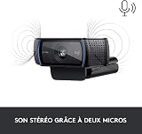 Logitech C920 HD Pro Webcam, Full HD 1080p/30fps Video Calling, Clear Stereo Audio, Light Correction, Works with Skype, Zoom, FaceTime, Hangouts, PC/Mac/Laptop/Tablet/Chromebook - Black - 5