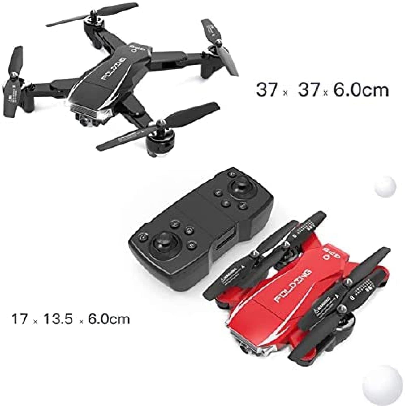Dron GPS z kamerą 4K, transmisja na żywo 5G Wi-Fi 1000M FPV, szeroki kąt 120 °, śledzenie mnie, kontrola aplikacji, 25 minut czasu lotu, składany dron zdalnie sterowany quadrocopter dla doro